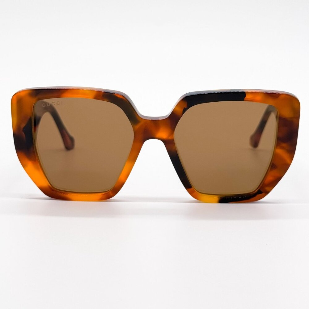 NEW GUCCI GG0956S 007 HAVANA WOMEN SUNGLASSES GUCCI - Picture 5 of 11
